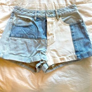 PacSunPatch Work High Wasted Jean Shorts!